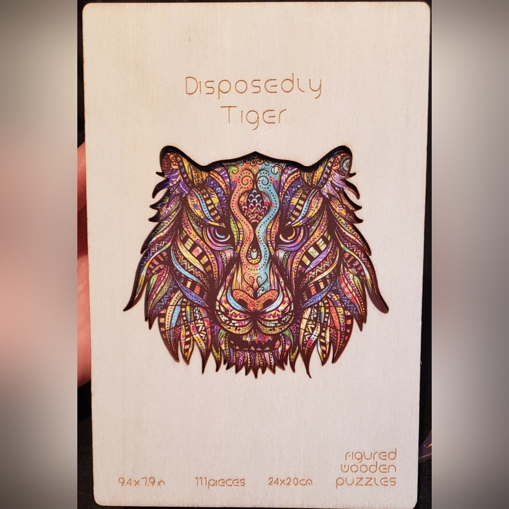 Wooden Lion Puzzle